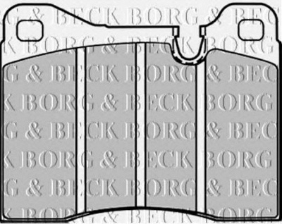 BORG & BECK bbp1013 -  Комплект тормозных колодок, дисковый тормоз